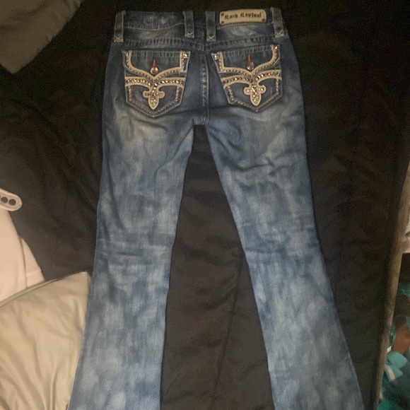 Womens size 25 rock revival bootcut jeans - Picture 3 of 4
